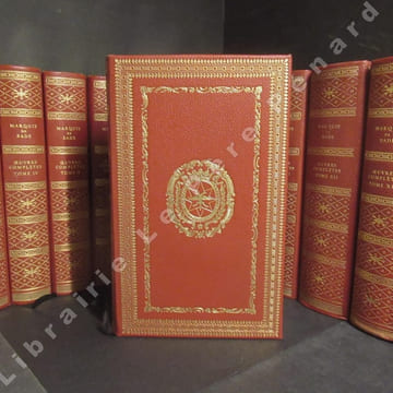 Oeuvres complètes du marquis de Sade. Edition définitive. (15 volumes). SADE, Donatien François Alphonse de