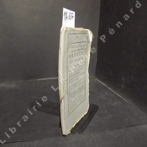 Mercure de France N° 8. Samedi 19 Février 1791 - Avec un Supplément à l'article de Paris & aux nouvelles étrangères du jeudi 17 février 1791