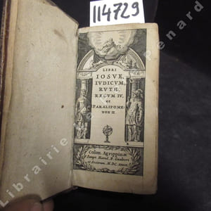 Libri Iosve, Ivdicvm, Rvth, Regvm IV et Paralipomenon II.