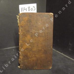 Dissertations sur l'Arche de Noé et sur l'Hemine et la livre de S. Benoist. Dans l'une on examine plusieurs questions curieuses, dont la décision prouve la matière, la capacité, la figure ou la disposition de cette Arche; le nombre des animaux, & la quantité des provisions qu'on y renferma; la durée & la vérité du Déluge universel : Et dans l'autre on démontre par des raisonnements solides, & par d'excelentes Autoritez; que cette Hemine & cette Livre, ont été de la capacité & de la pesanteur de vingt onces Romaines.