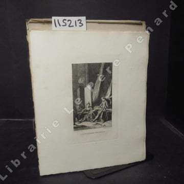 Quarante-une eaux-fortes pour illustrer les Contes de La Fontaine, d'après Fragonard - Lancret - Pater - Le Mesle - Vleughels - Eisen - Boucher - ...