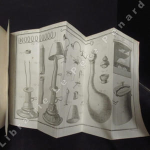 Bibliothèque physico-économique, instructive et amusante. Tome I (1ère édition) & II (Seconde édition) . Année 1786, ou 5e année; Contenant des Mémoires, Observations-Pratiques sur l'Economie rurale; - les nouvelles Découvertes les plus intéressantes dans les Arts utiles & agréables; - la Description & la Figure des nouvelles Machines, des Instruments qu'on doit y employer, d'après les Expériences des Auteurs qui les ont imaginées - des Recettes, Pratiques, Procédés, Médicamens nouveaux, externes ou internes, qui peuvent intéresser les Hommes & les Animaux; - les Moyens d'arrêter les Incendies & autres Evénements provenans des vices & de l'altération de l'Air; - de nouvelles Vues sur plusieurs points d'Economie domestique, & en général sur tous les objets d'Utilité & d'Agrément dans la Vie civile & privée, &c. &c. On y a joint des Notes que l'on a cru nécessaires à plusieurs Articles. Avec des planches en taille douce.