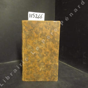 Bibliothèque physico-économique, instructive et amusante à l'usage des villes et des campagnes, par une Société de Savans, d'Artistes et d'Agronomes. IXe année de souscription, tome Second comprenant les cahiers VII à XII. Contenant des Mémoires, Observations-Pratiques sur l'Economie rurale; - les nouvelles Découvertes les plus intéressantes dans les Arts utiles & agréables; - la Description de nouvelles Machines, des Instrumens qu'on peut y employer, d'après les expériences des Auteurs qui les ont imaginés; - des Recettes, Pratiques, Procédés, Médicamens nouveaux, externes ou internes, qui peuvent servir aux Hommes & aux Animaux; - les moyens d'arrêter et de prévenir les accidens, d'y remédier, de se garantir des fraudes; - de nouvelles Vues sur plusieurs points d'Economie domestique, & en général sur tous les objets d'Utilité & d'Agrément dans la vie civile & privée, etc. etc. On y a joint des Notes. Avec des planches en taille-douce. (1 volume)