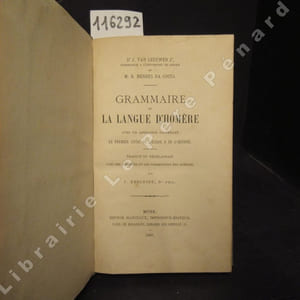 Grammaire de la langue d'Homère. Avec un appendice contenant le premier livre de l'Iliade & de l'Odyssée.