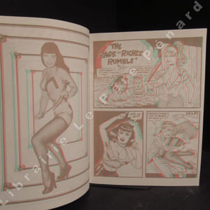 Betty Page 3-D comics.