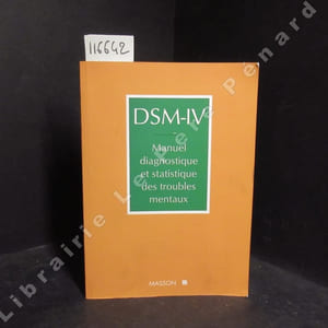 DSM-IV. Manuel diagnostique et statistique des troubles mentaux. 4e édition.