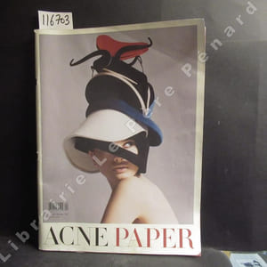 ACNE PAPER. 4th Issue : Live yesterday tomorrow. Photographs by Benjamin Alexander Huseby, styling by Mattias Karlsson - Hans Ulrich Obrist, Curator - Morten Magnus, Filmmaker - Amanda Lear, Icon - Joel Nordström and Lars Ohlin, Multicreatives - Agnieszka Kurant, Nonconformist - ...