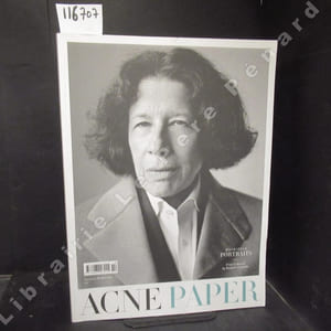 ACNE PAPER. 14th Issue : Manhattan Portraits. Fran Lebowitz by Brigitte Lacombe - Saul Leiter by Robin Muir - Walking with Fran Lebowitz, guardian of the City of New York - New York Minute. Photographs Viviane Sassen, Styling Mattias Karlsson - Wild Life. Photographs Andreas Larsson, Styling Beth Fenton - A Head for Business and a Body for Sin. Photographs Roe Ethridge, Styling Marie Chaix - ...