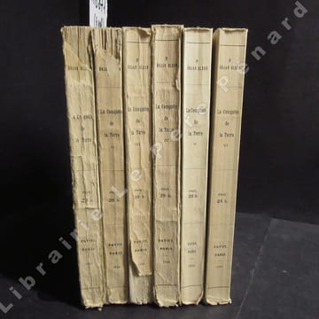 La conquête de la Terre. Histoire des découvertes et des explorations des origines à nos jours. (6 volumes). OLSEN, Orjan