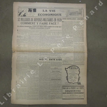 Je suis partout N° 452 : Moscou passe à l'offensive - Les communistes contre la France (Robert Brasillach) - Le parti communiste prépare la guerre ...
