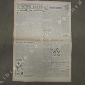Je suis partout N° 509 : Après la capitulation des serbes et des armées grecques. L'amitié du Tartuffe américain est une calamité sans remède (Robert Brasillach) - Ce que j'ai vu à Vichy (IV). Le retour des conservateurs (Lucien Rebatet) - La chronique d'Abel Bonnard - Nos prisonniers (Robert Brasillach) - Lucien Rebatet dénonce la corruption juive -