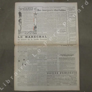 Je suis partout N° 542 : La France devant la guerre des mondes (Robert Brasillach) - Le soleil levant contre la bannière étoilée - Huit jours à Vienne avec Mozart (Lucien Rebatet) - Hégésippe Simon, éducateur de la démocratie 'P.-A. Cousteau - Le Pressentiment (Nouvelle inédite par Gilberte Dorain) - Le serment "More Judaico" - Le maréchal au secours de la famille française - ...