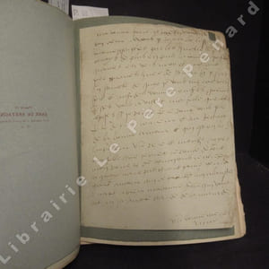 Lettres autographes et manuscrits de la collection Henri de Rotschild. Tome I: Moyen Age - XVIe siècle.
