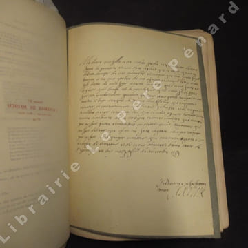 Lettres autographes et manuscrits de la collection Henri de Rotschild. Tome I: Moyen Age - XVIe siècle.. GAUCHERON, Roger (Publication des textes et ...