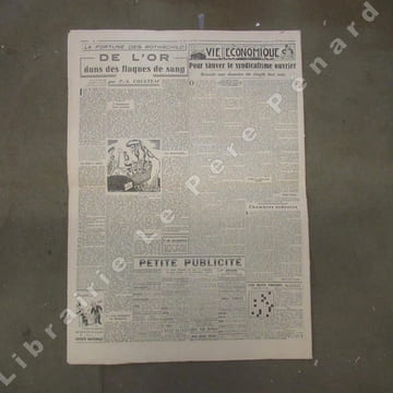 Je suis partout N° 637 : Intelligence Service (Lucien Rebatet) - Ecrit pendant la guerre (Alain Laubreaux) - Puisqu'il ne pleut pas (Nouvelle inédite ...