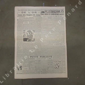 Je suis partout N° 637 : Intelligence Service (Lucien Rebatet) - Ecrit pendant la guerre (Alain Laubreaux) - Puisqu'il ne pleut pas (Nouvelle inédite de Luigi Pirandello) - Les paysans et la terreur (Robert Andriveau) - La fortune des Rothschild. De l'or dans des flaques de sang (P.-A. Cousteau) - Pour sauver le syndicalisme ouvrier (Hervé Le Grand) - ...
