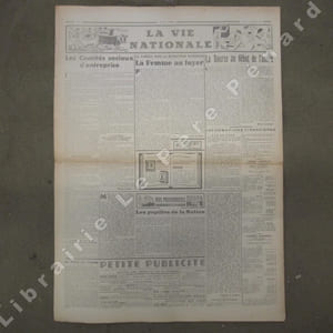 Je suis partout N° 545 : Une journée dans un centre de jeunesse (Robert Brasillach) - La fabrique des enfants rouges (P.-A. Cousteau) - Chas Laborde (Marcel Aymé) - Nos prisonniers. Les Pupilles de la nation (Noël de la Mort) - ...
