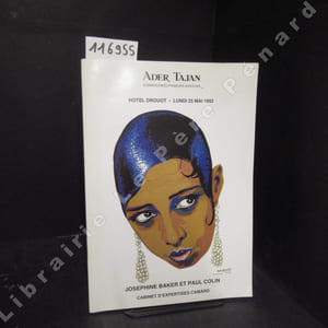 Joséphine Baker et Paul Colin - Catalogue de vente Lundi 25 Mai 1992.
