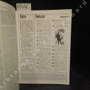 Scarce n°14 : Interview Will Eisner / Dossier Censure / Art Adams. La commission de Contrôle et de Surveillance - La censure et Lug - Evolution de Daredevil - Lug et Daredevil - Le courrier des fans de Strange (version non-expurgée) - Conclusion de notre dossier Imports USA - Will Eisner (interview) - Eisner et The Spirit - Le chant du Guépard, l'indispensable du Batman de ces derniers mois - Zooniverse - Colin Paraskevas et Fil Barlow - EC-Comics - L'Ile déserte - Flash - Super-héros à construire - Art Adams - ... Inclus un poster "Couverture originale de Camelot 3000" par Brian Bolland (1984)