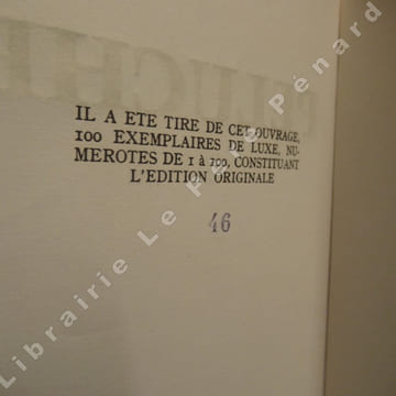 L'ours en peluche. Edition originale.. SIMENON, Georges