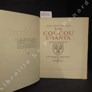 Un coucou chanta. XXXVII dessins de Jean Chièze.