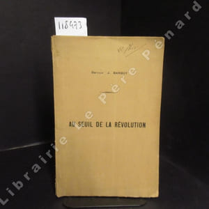 Au seuil de la révolution