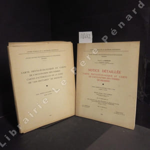 Carte Phyto-écologique et carte de l'occupation des terres, Cartes factorielles de la zone de "1000 hectare" de Sologne. (2 volumes) Notice détaillée. Carte phyto-écologique et carte de l'occupation des terres de Sologne. Feuilles Argent-sur-Sauldre 2 Sud et 5 Sud. Echelle 1/10 000