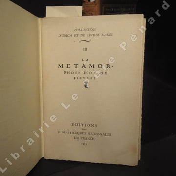 La métamorphose d'Ovide figurée. OVIDE