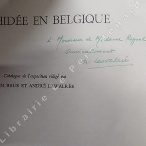 L'Orchidée en Belgique. Exposition organisée par la Bibliothèque royale de Belgique et le Jardin botanique de l'Etat avec la collaboration de la Société royale de Zoologie d'Anvers et le Musée de Mariemont.