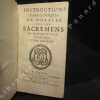 Instructions théologiques et morales. Nouvelle édition. Tome premier. (Tome seul). Monsieur NICOLE