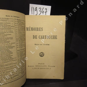 Mémoires de Cartouche écrits par lui-même