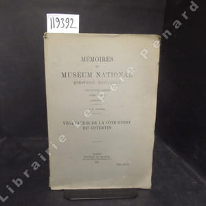 Végétation de la côte ouest du Cotentin. Mémoires du muséum national d'histoire naturelle. Nouvelle série.