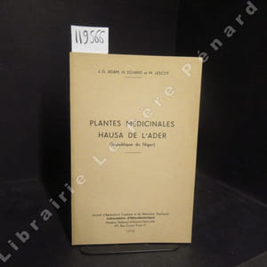 Plantes médicinales hausa de l'Ader (République du Niger).