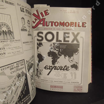 La Vie Automobile. Année 1947 : du N° 1339 / 1340 (10 et 25 janvier 1947) aux N° 1361 / 1362 (10 et 25 décembre 1947) - Année 1948 : du N° 1363 / 1364 ...