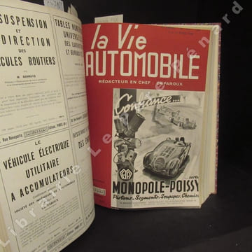 La Vie Automobile. Année 1947 : du N° 1339 / 1340 (10 et 25 janvier 1947) aux N° 1361 / 1362 (10 et 25 décembre 1947) - Année 1948 : du N° 1363 / 1364 ...