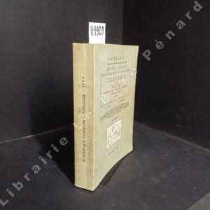 Zoologie. Volume 2 : Mammifères, anatomie comparée des vertébrés, zoogéographie. (tome II uniquement)