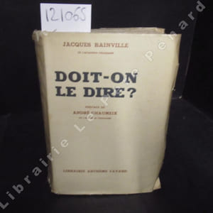 Doit-on le dire?