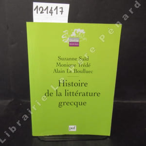 Histoire de la littérature grecque