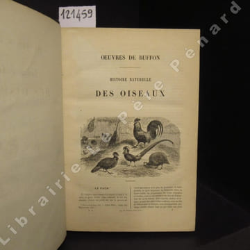 Oeuvres choisies de Buffon. Histoire naturelle des Oiseaux.. BUFFON