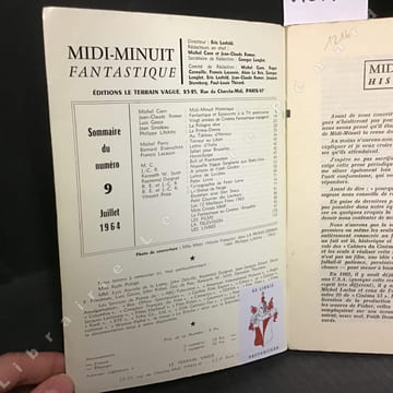 Midi-Minuit Fantastique N°9 : Le tour du monde du fantastique - Fantastique et épouvante à la TV américaine - 20 années de cinéma fantastique espagnol ...