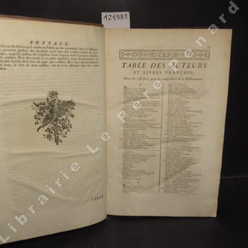 Dictionnaire universel françois et latin, vulgairement appelé Dictionnaire de Trévoux. Contenant la Signification & la Définition des mots de l'une & ...
