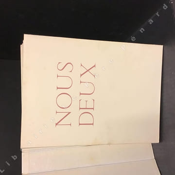 Nous deux. ANONYME - Illustrations (pointes sèches) de GASTON DE SAINTE-CROIX