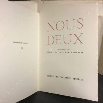 Nous deux. ANONYME - Illustrations (pointes sèches) de GASTON DE SAINTE-CROIX