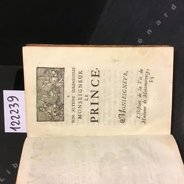 La vie de Madame la Duchesse de Montmorency, Supérieure de la Visitation de Ste Marie de Moulins. . ANONYME