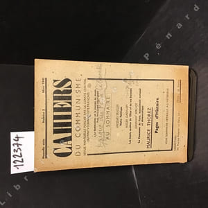 Cahiers du Communisme N°5 de Mars 1945 - Revue mensuelle publiée par le comité central du Parti Communiste Français - Suite de la Collection des Cahiers du Bolchévisme - Sommaire: Notre politique (Jacques Duclos) - Les trusts maîtres de l'Etat et de ses bureaux (Roger Garaudy) - La Commune de Paris, mouvement national et démocratique (Johanny Berlioz) - Pages d'Histoire (Maurice Thorez)