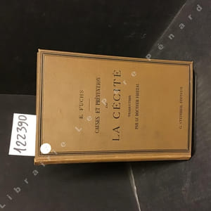 Causes et prévention de la Cécité (mémoire couronné) 