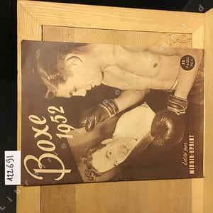 Boxe 1952 N°1 , édité par Miroir-Sprint : Couverture : Marcel Cerdan - Nuages sur Harlem, Joe Louis - Rocky Marciano - Villemain - Dauthuille - L'année olympique s'ouvre pour nos boxeurs sous le sugne de l'espérance -