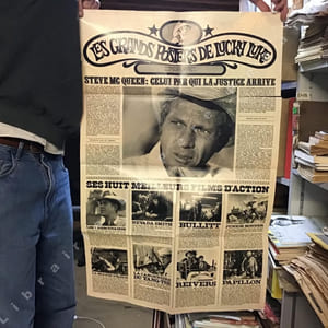 Le mensuel international des copains de Lucky Luke N°12 : Le dernier épisode du Cavalier blanc (Morris, Goscinny) - Trois récits d'aventures - Un super poster de Steve McQueen - Jonathan Cartland - Alexis McCoy - Vik le Viking - Joe Fast
