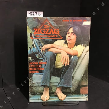 ZigZag - The Rock Magazine N° 64 : Couverture : Jackson Brown, interview - The pitter patter of Lowell George and his barefooted Little Feat - Flamin ...
