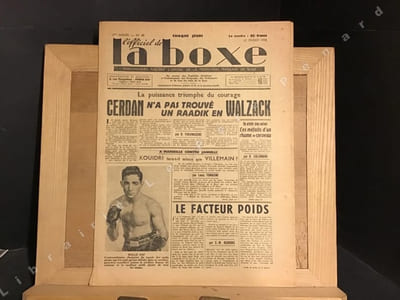 L'Officiel de la Boxe N°45 : Cerdan n'a pas trouvé un Raadik en Walzack - Kouidri contre Jannilli - Le facteur poids - Willie Pep